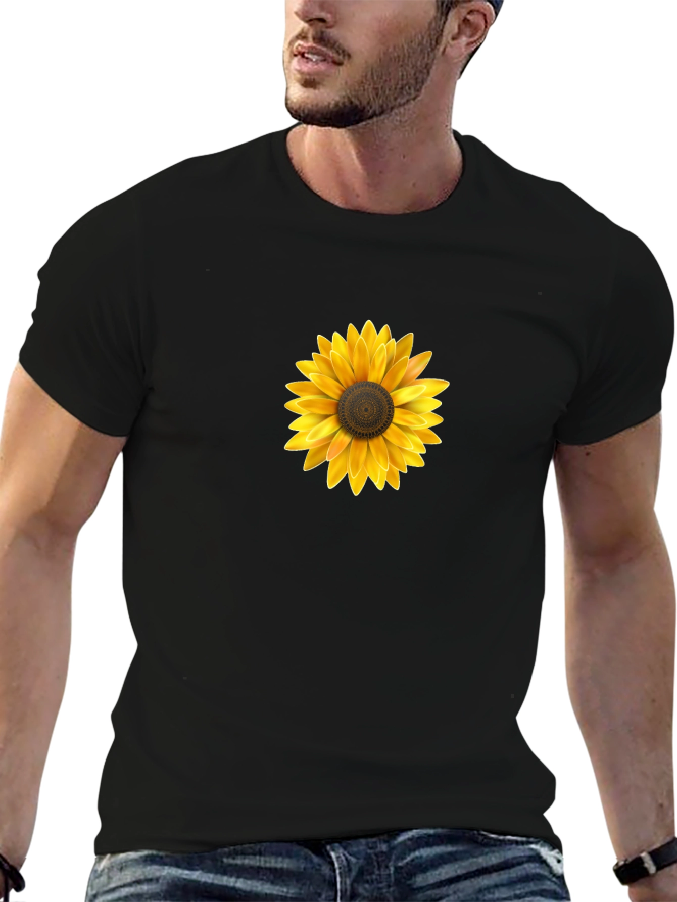Sunflower Graphic Print T-Shirt