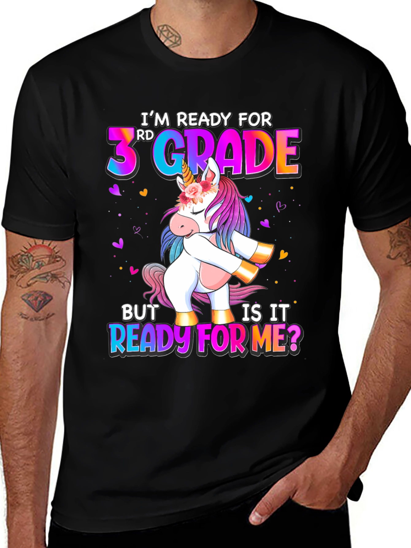 Ready for 3rd Grade Unicorn T-Shirt