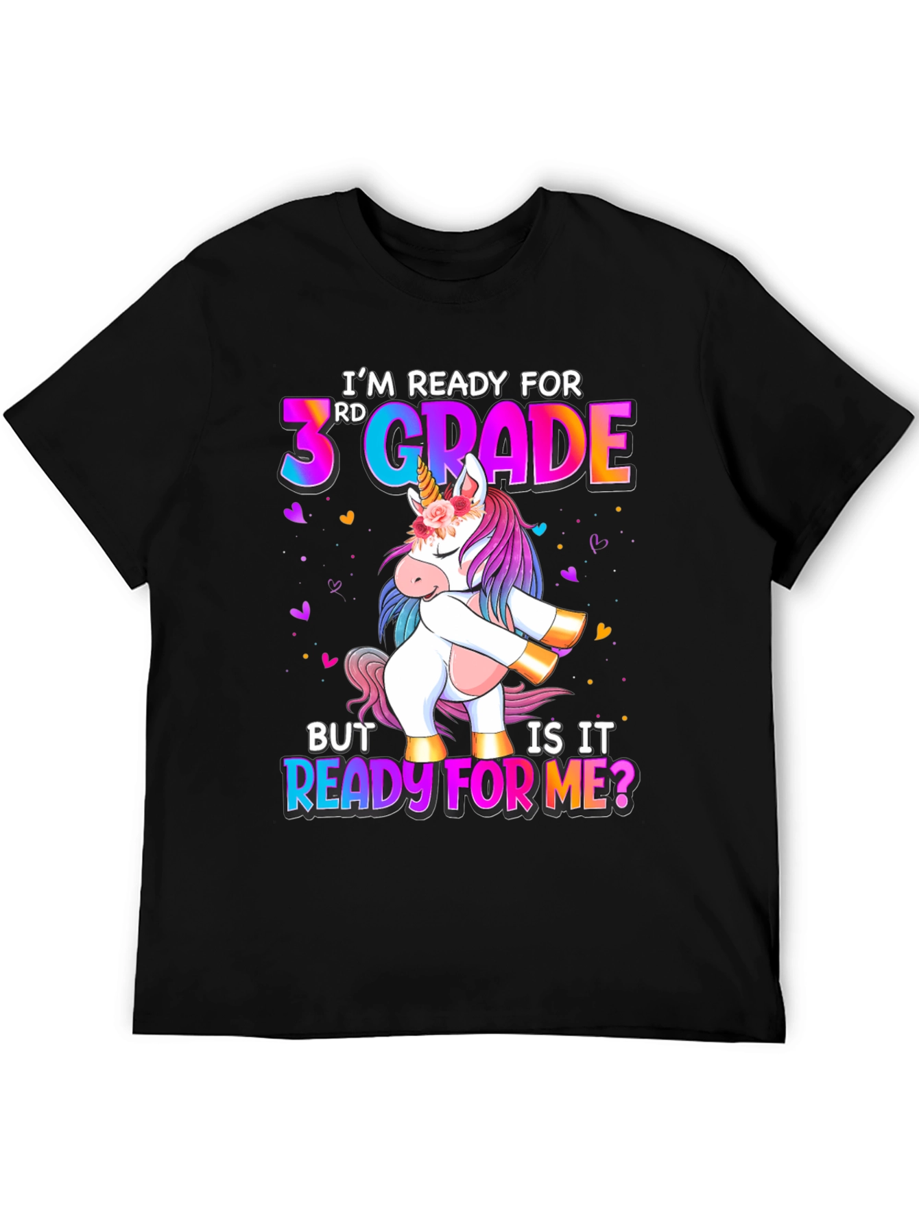 Ready for 3rd Grade Unicorn T-Shirt