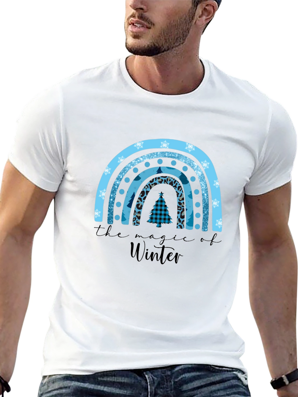 Winter Magic Graphic Tee - Festive Holiday Shirt