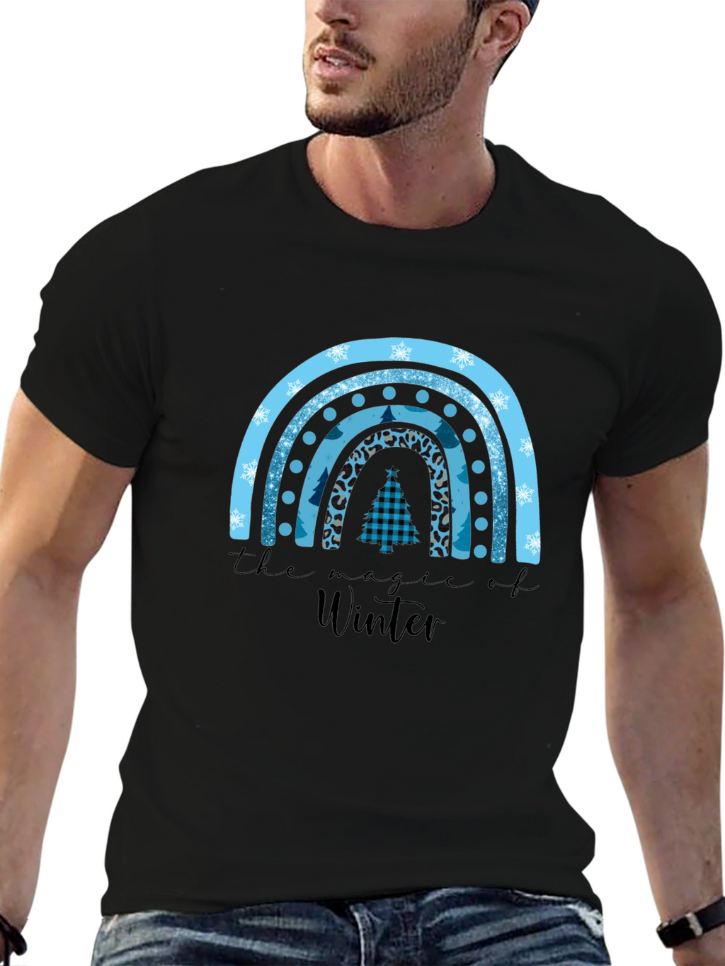 Winter Magic Graphic Tee - Festive Holiday Shirt
