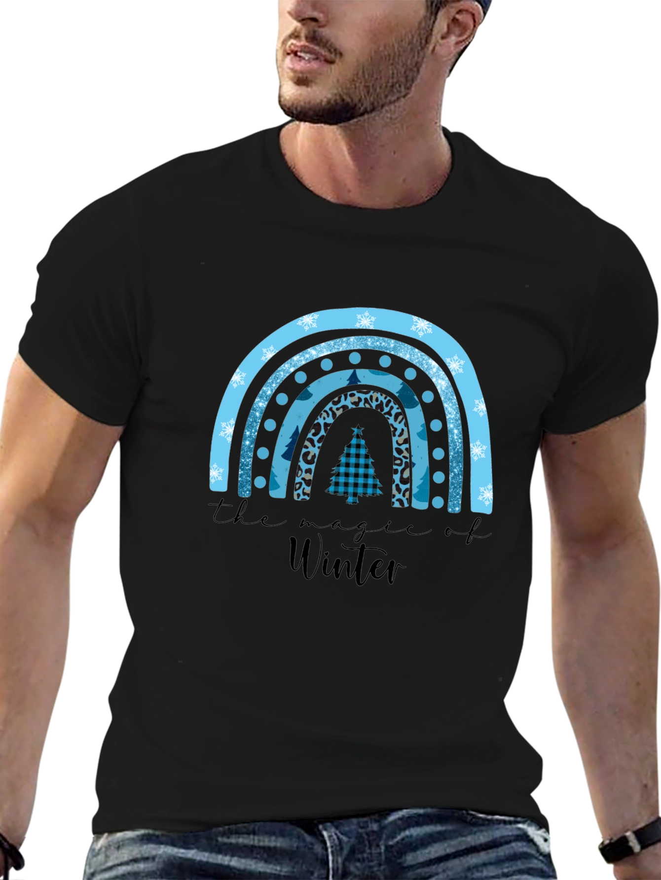 Winter Magic Graphic Tee - Festive Holiday Shirt