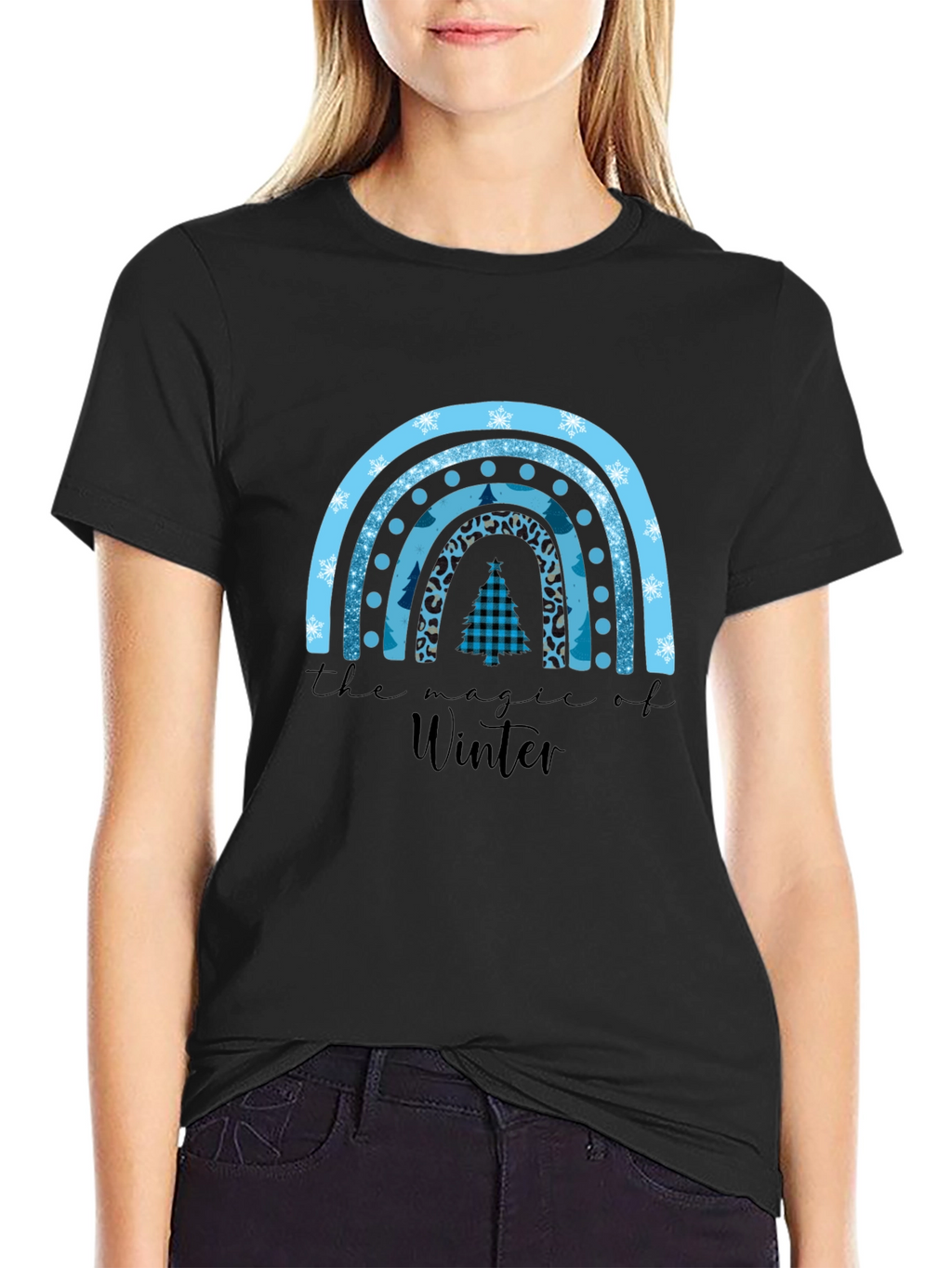 Winter Magic Graphic Tee - Festive Holiday Shirt