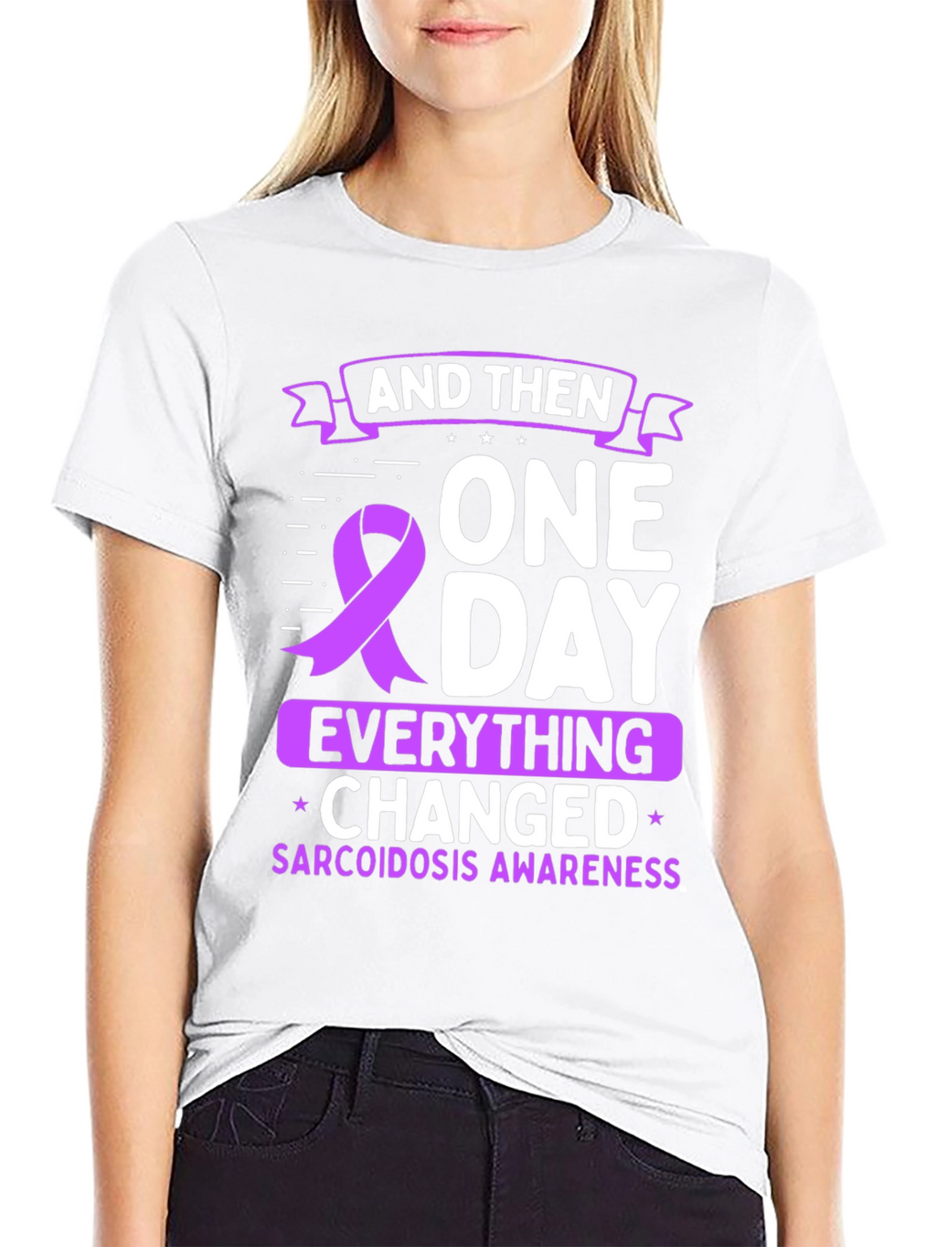 Sarcoidosis Awareness T-Shirt - One Day Everything Changed