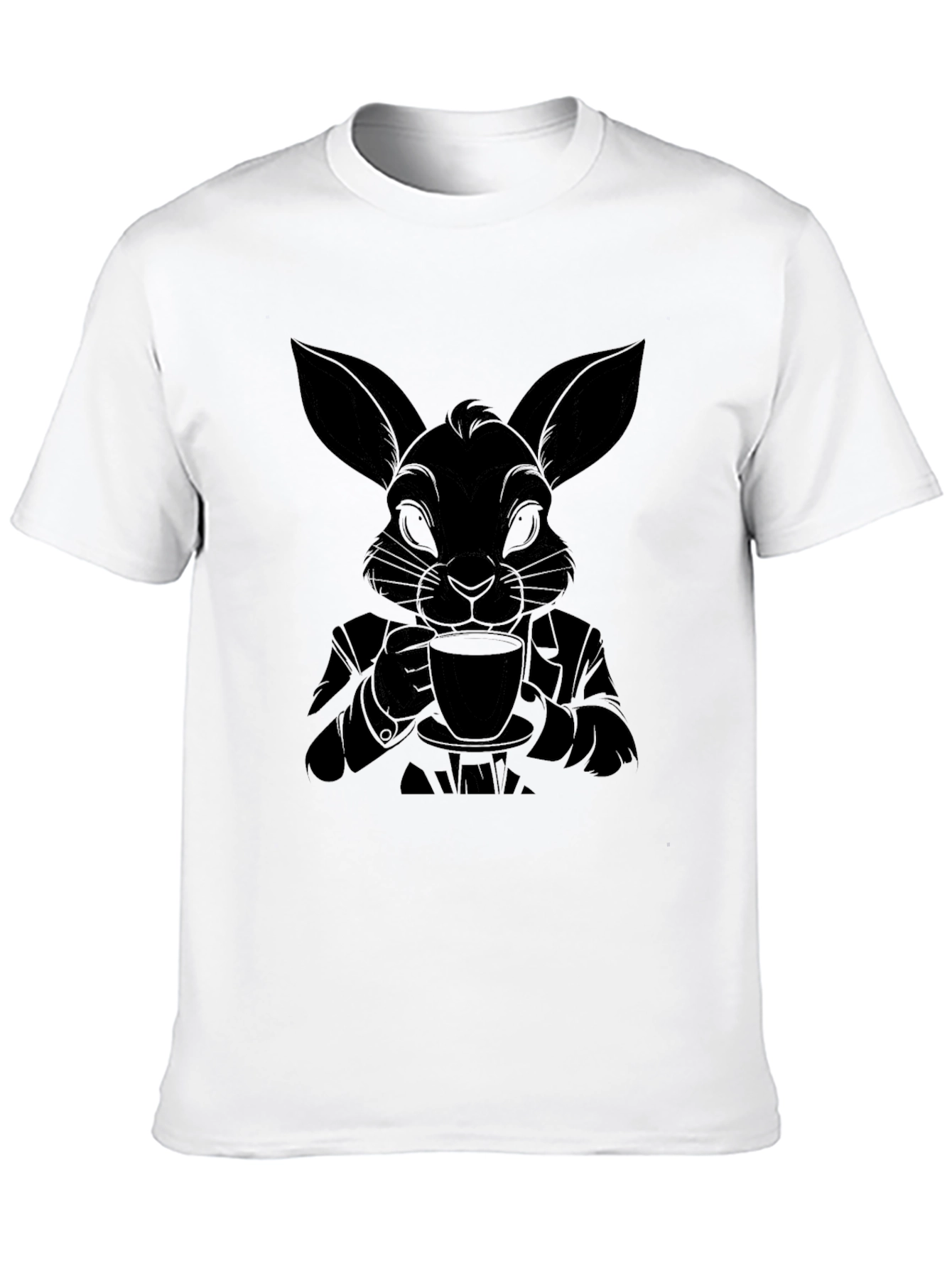 Dapper Rabbit T-Shirt - Sophisticated Style