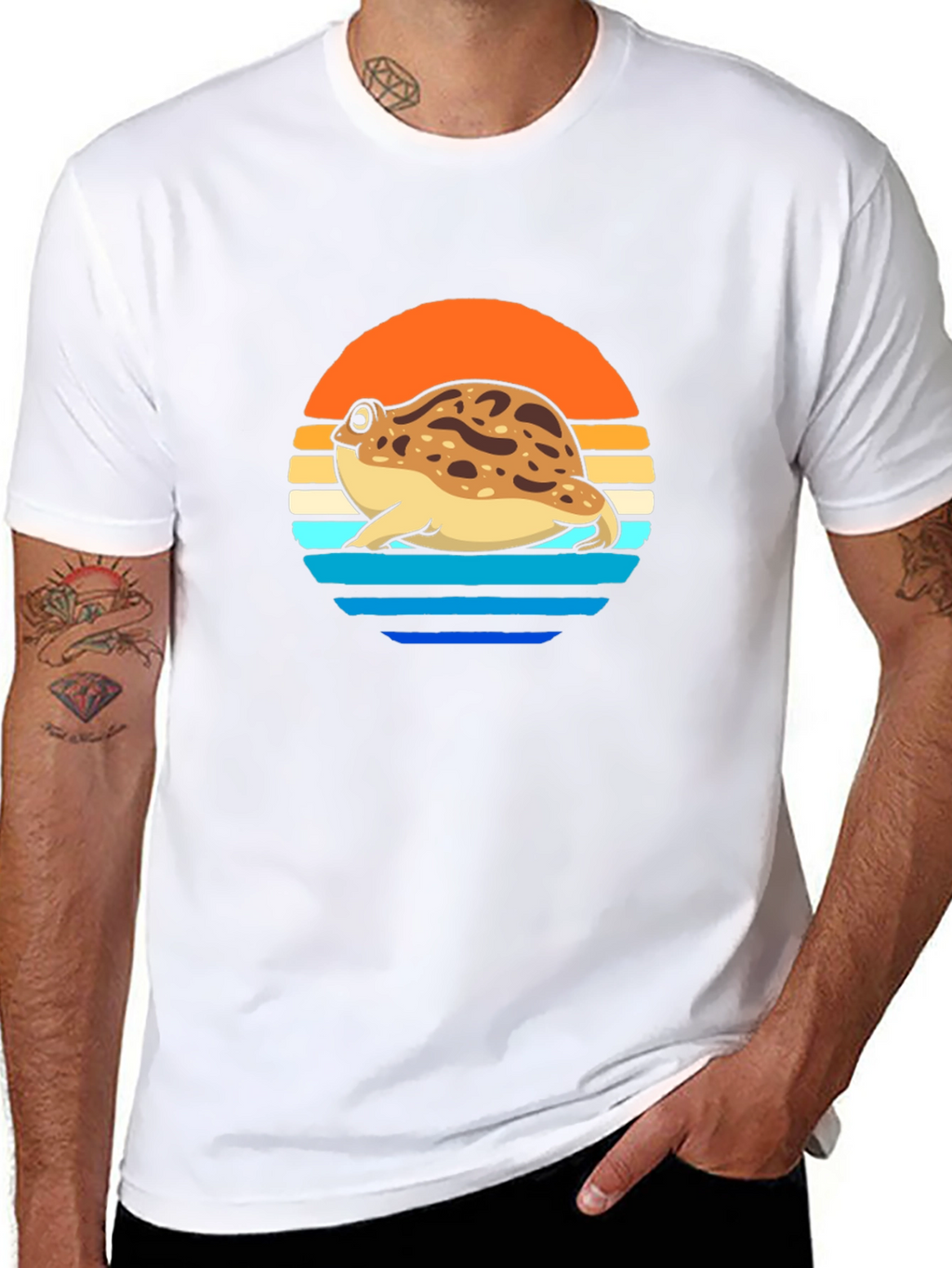 Tomato Frog Sunset T-Shirt