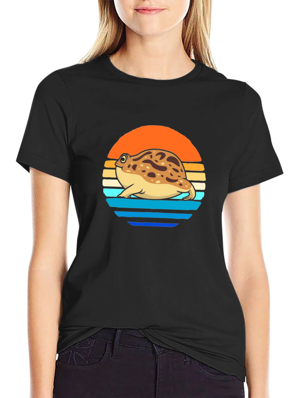 Tomato Frog Sunset T-Shirt