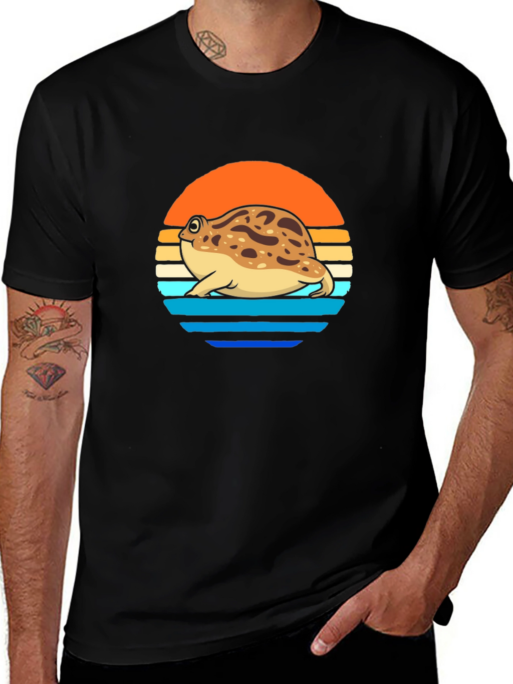Tomato Frog Sunset T-Shirt