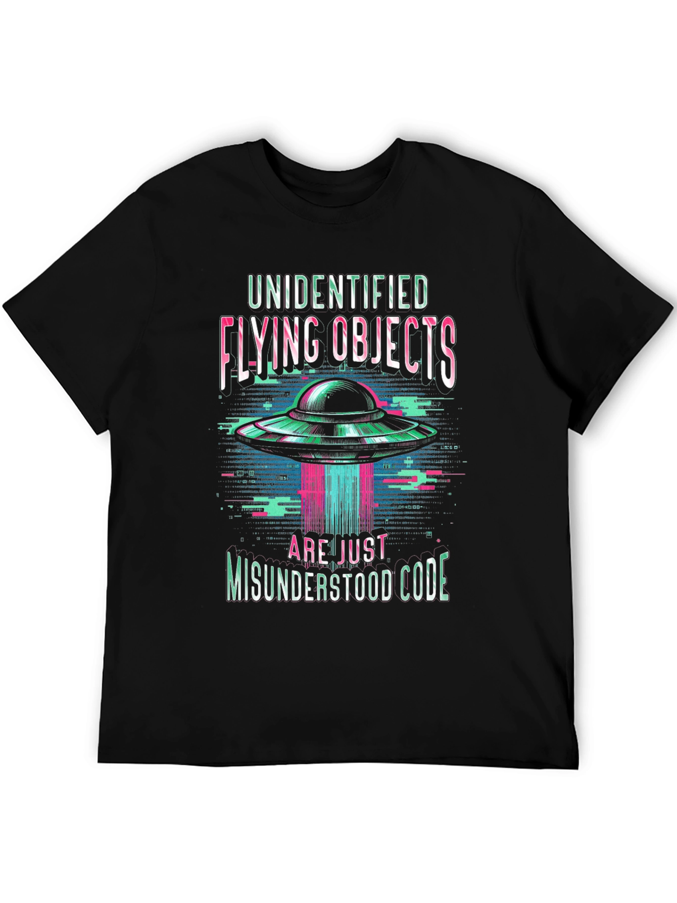 UFO Misunderstood Code Graphic T-Shirt