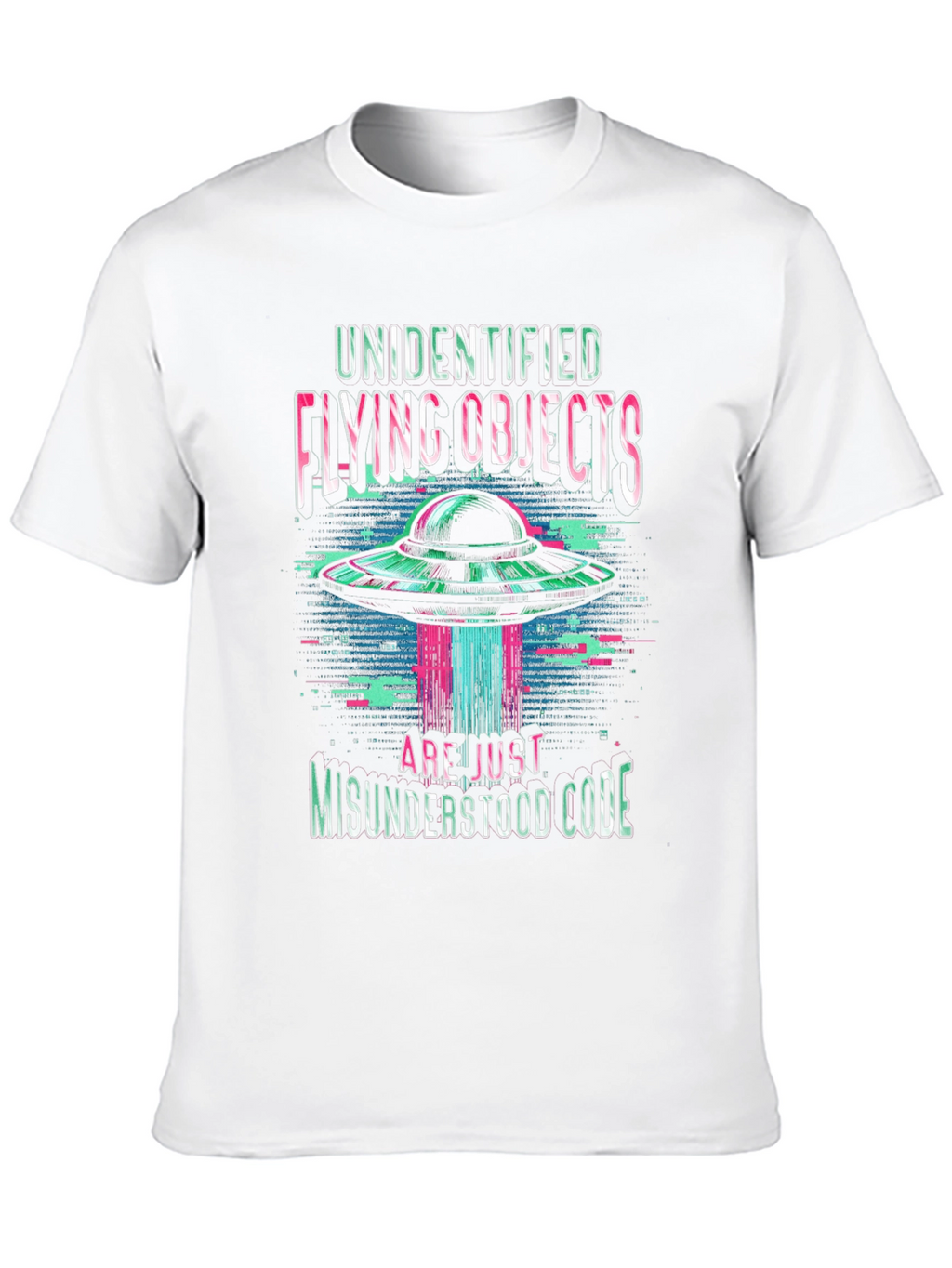UFO Misunderstood Code Graphic T-Shirt