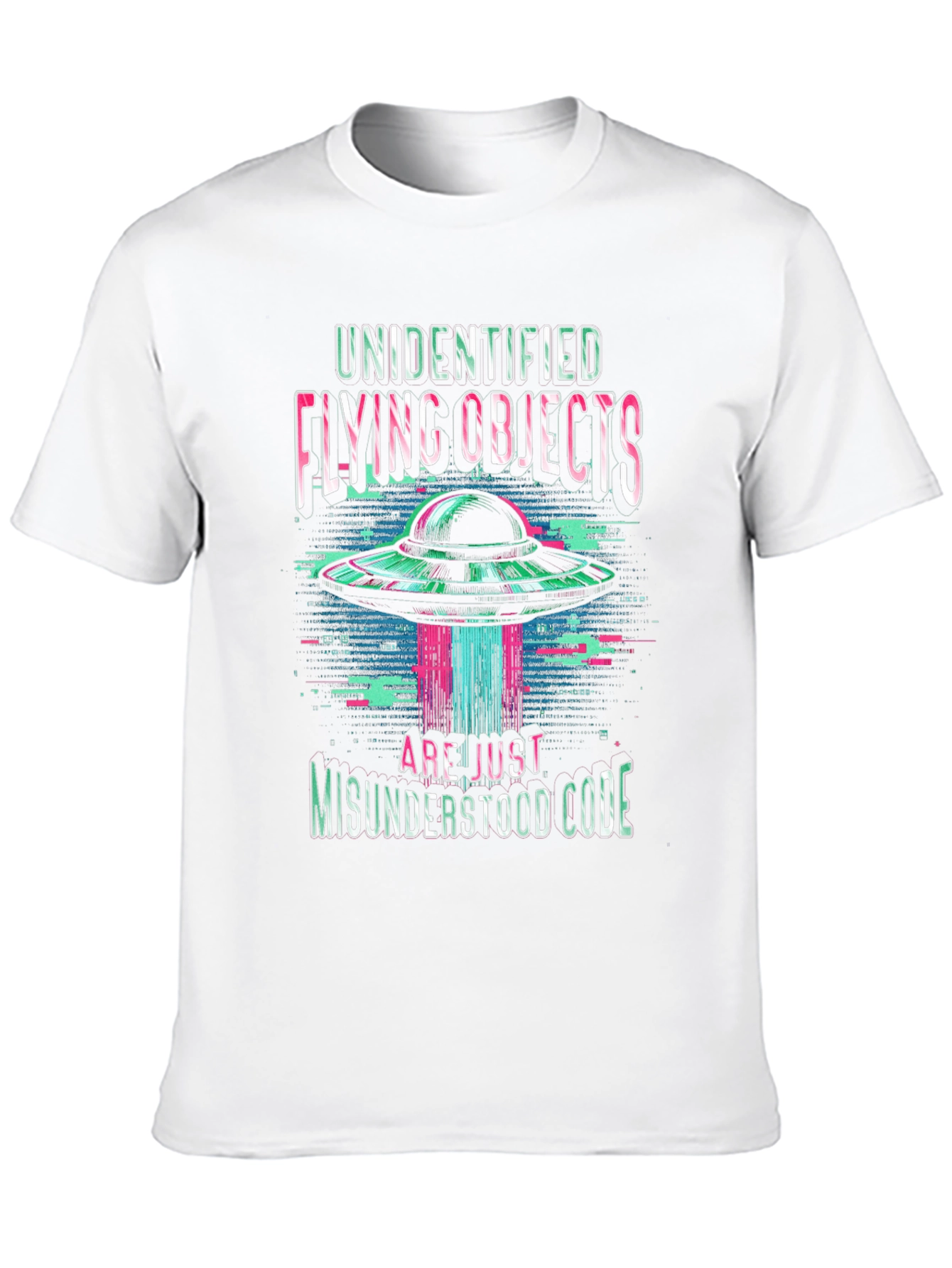 UFO Misunderstood Code Graphic T-Shirt