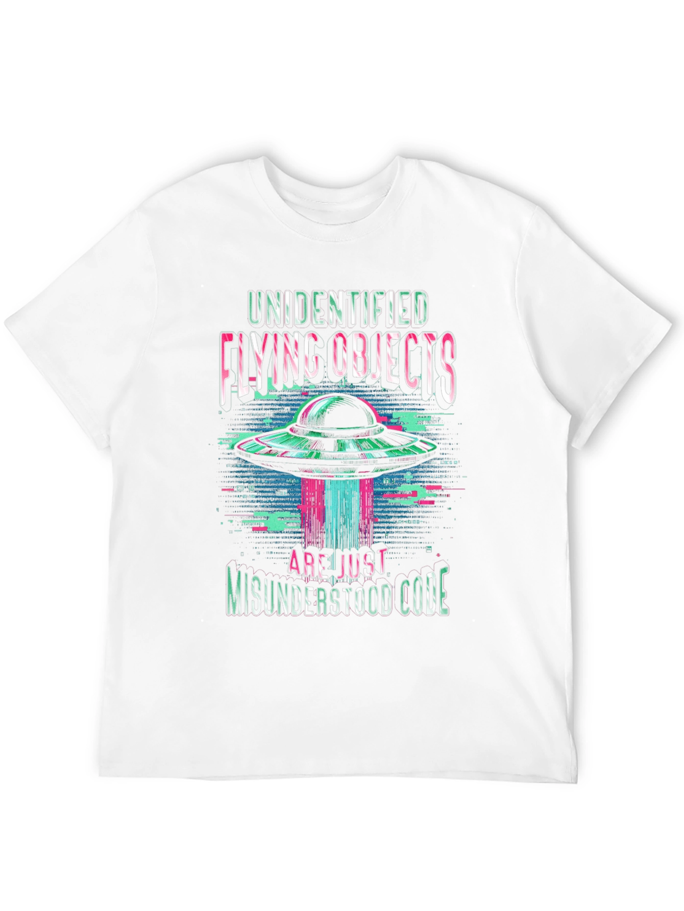 UFO Misunderstood Code Graphic T-Shirt