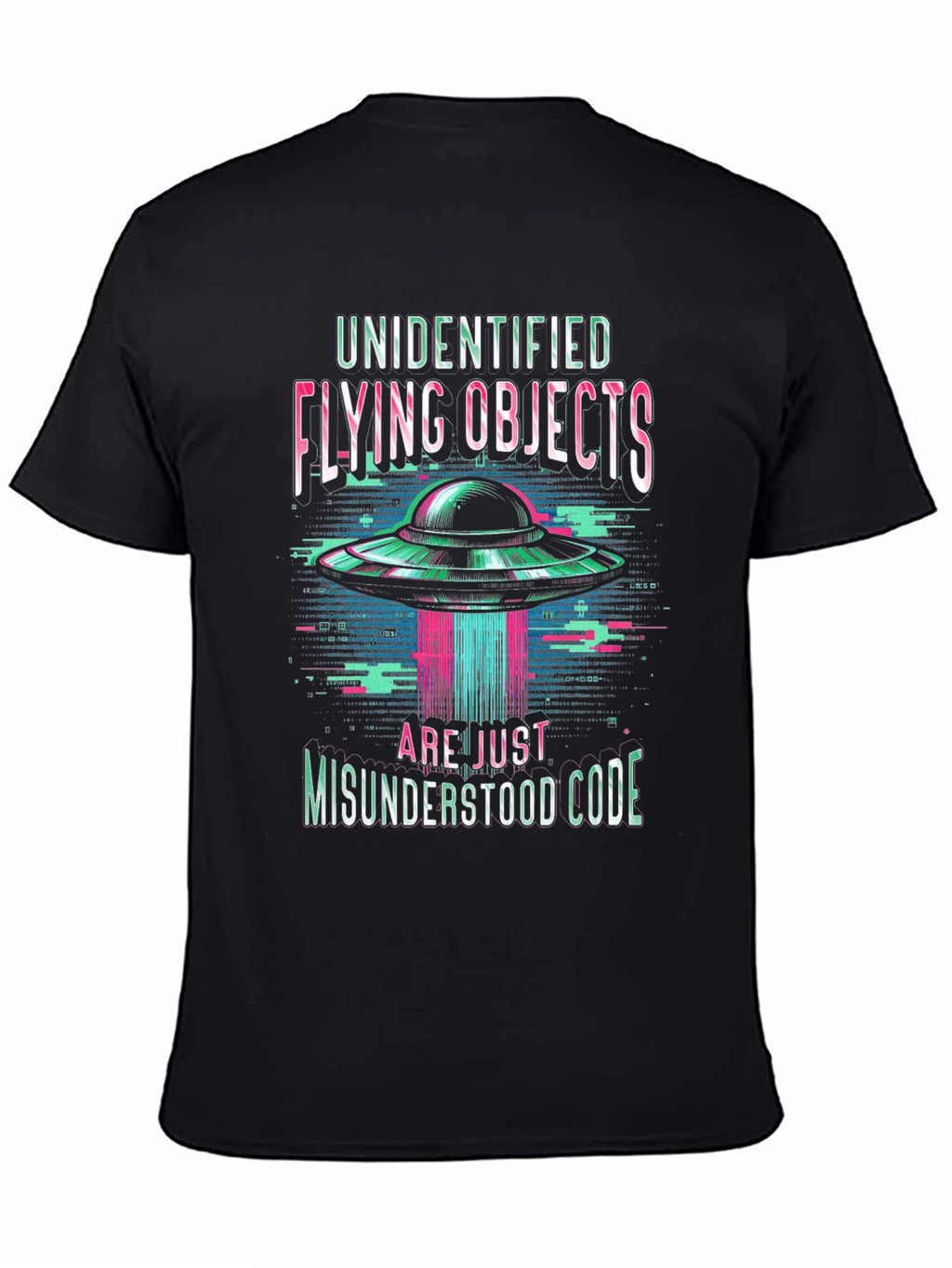 UFO Misunderstood Code Graphic T-Shirt