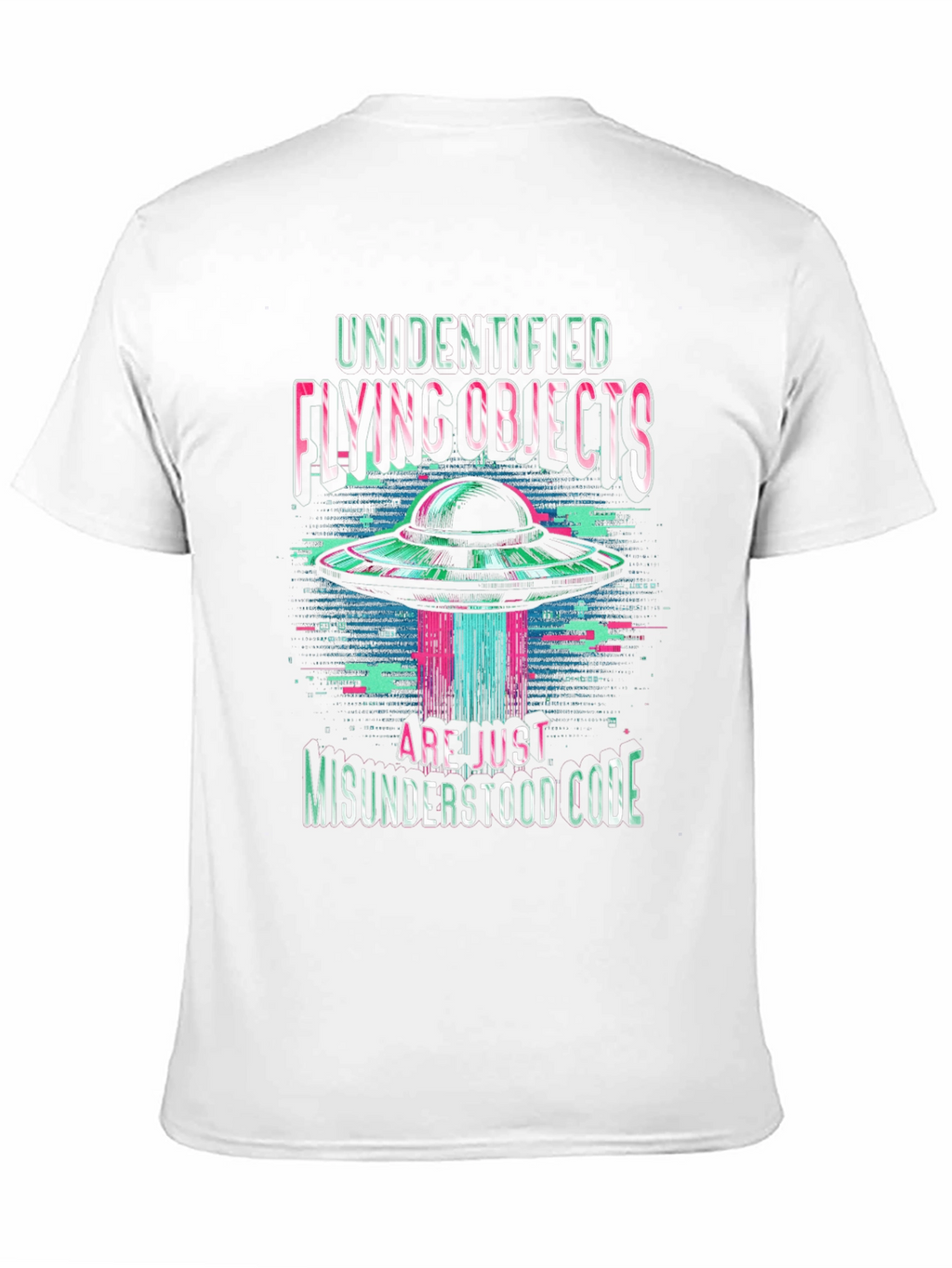 UFO Misunderstood Code Graphic T-Shirt