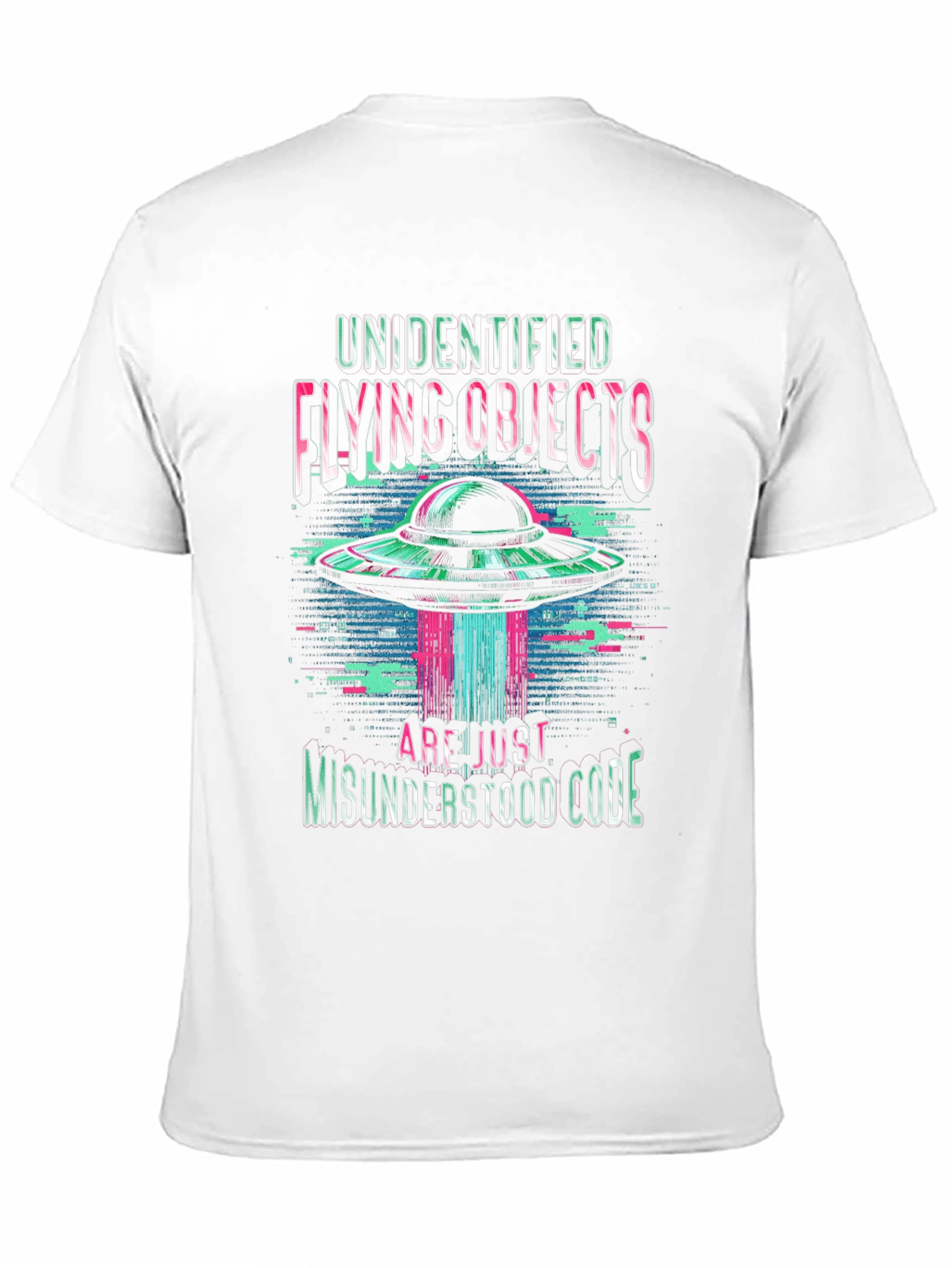UFO Misunderstood Code Graphic T-Shirt