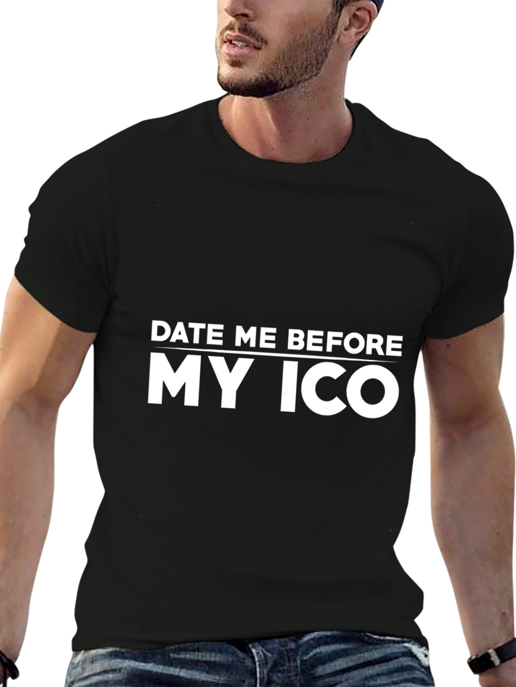 Date Me Before My ICO Black T-Shirt