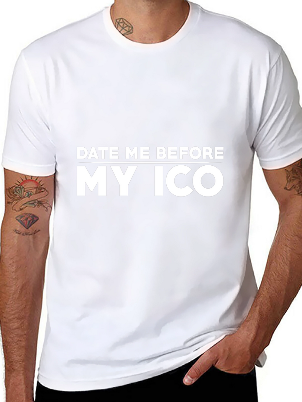 Date Me Before My ICO Black T-Shirt
