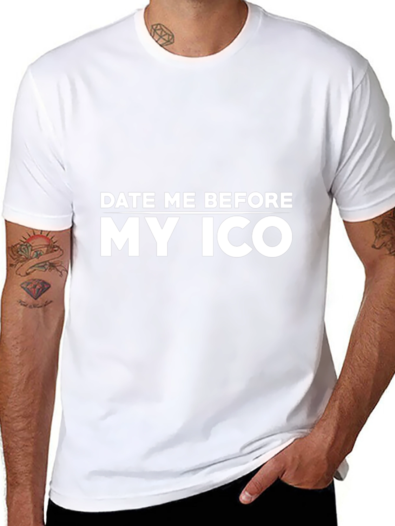 Date Me Before My ICO Black T-Shirt