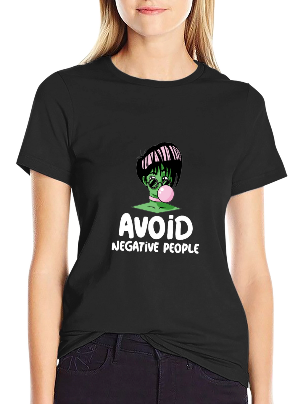 Avoid Negative People Graphic T-Shirt