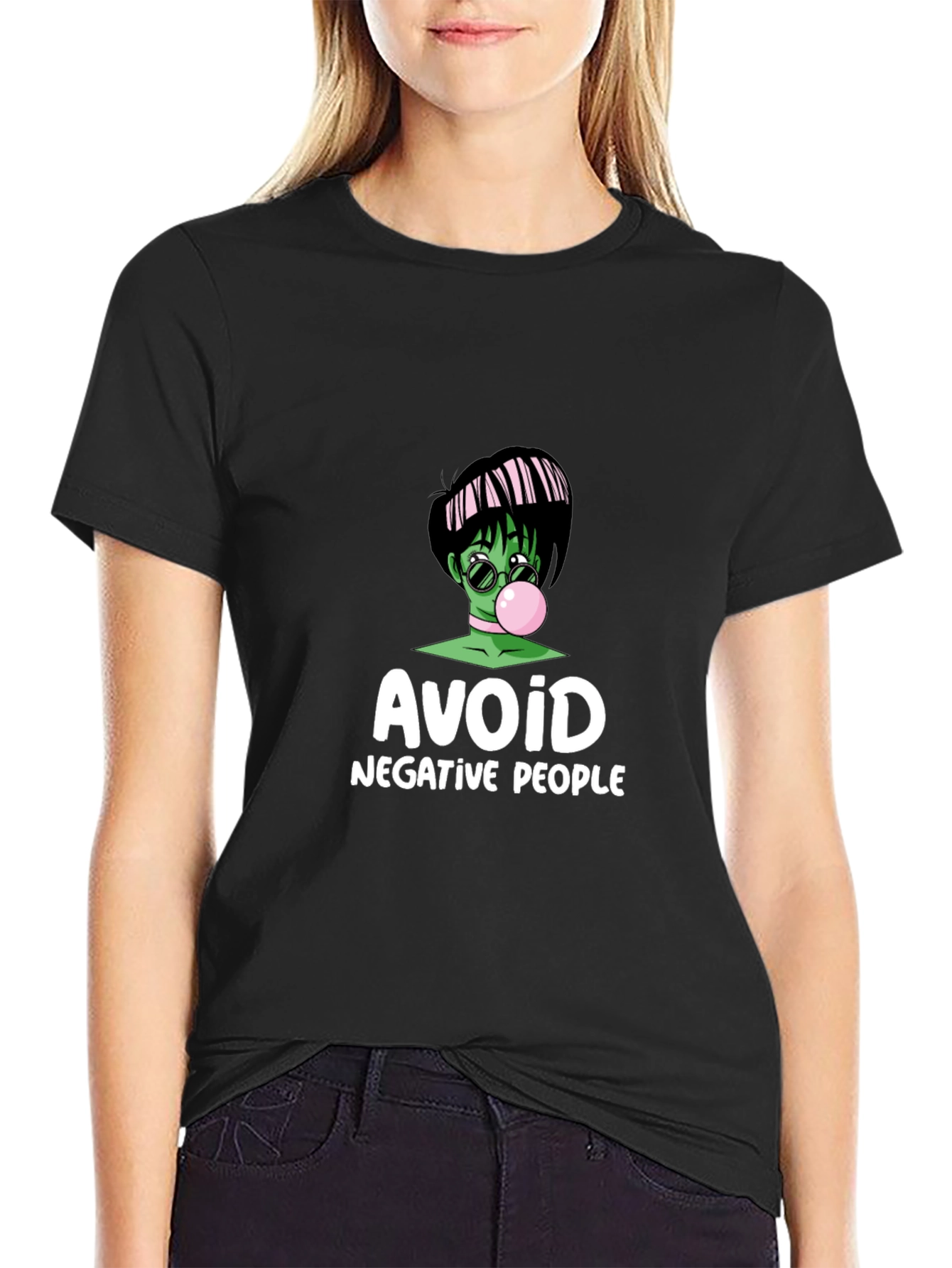 Avoid Negative People Graphic T-Shirt