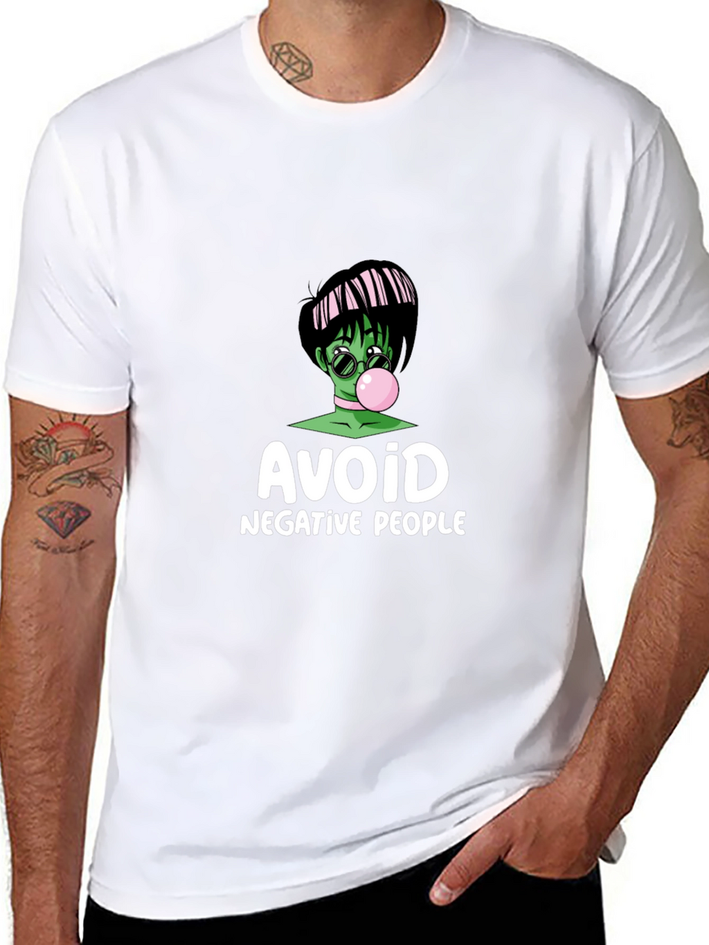 Avoid Negative People Graphic T-Shirt