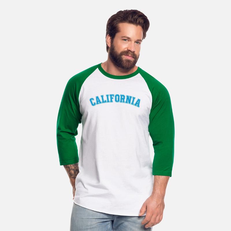 California - Varsity Weathered Letters Blue