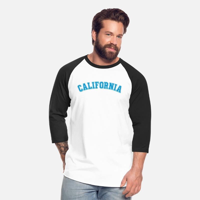 California - Varsity Weathered Letters Blue