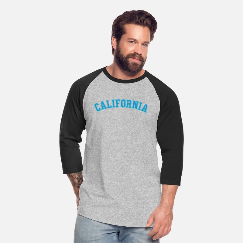 California - Varsity Weathered Letters Blue