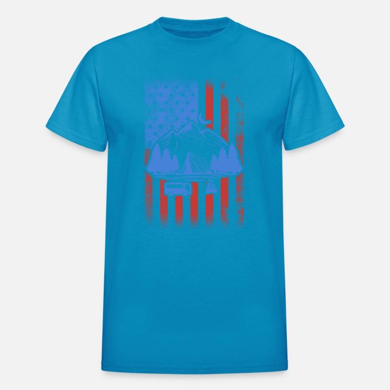 Camping USA Flag