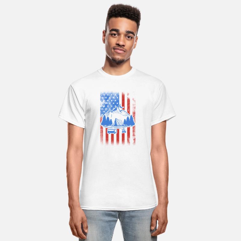 Camping USA Flag
