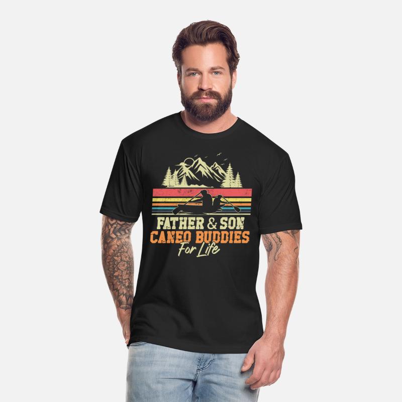 Canoe Canoeing Son Father Father &