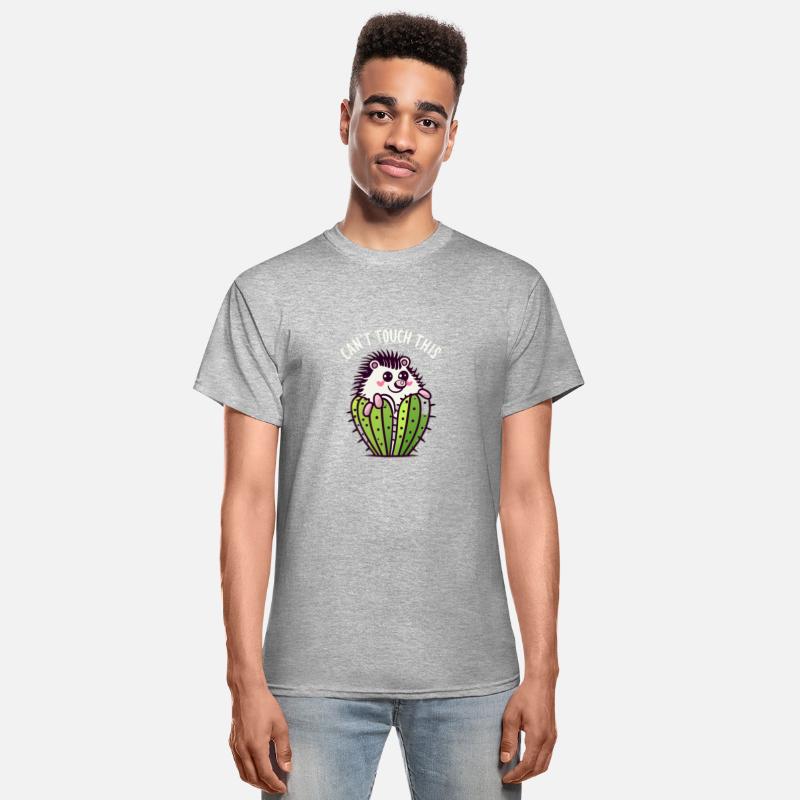 cant touch this, Hedgehog in cactus t-shirt