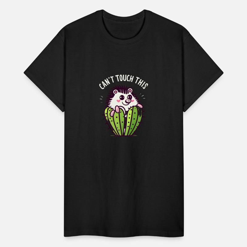 cant touch this, Hedgehog in cactus t-shirt