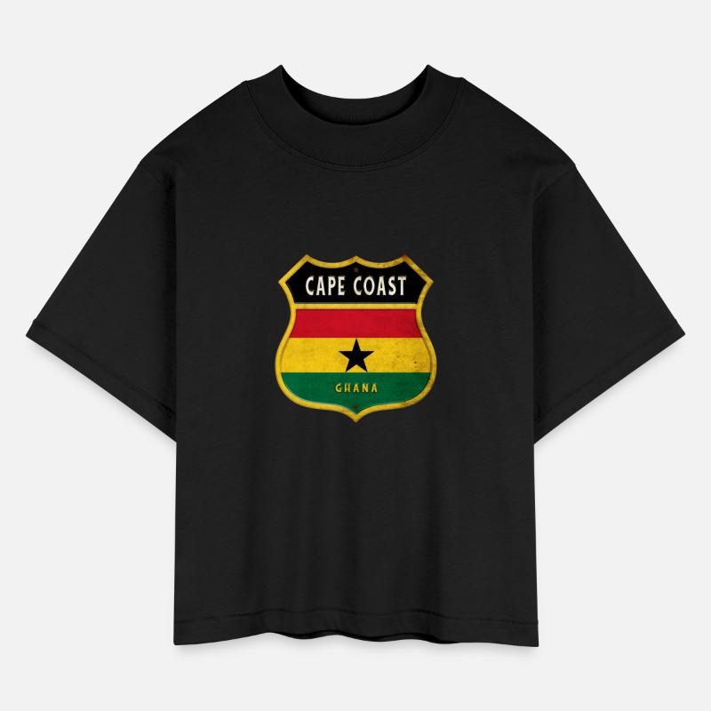 Cape Coast Ghana coat of arms flag design