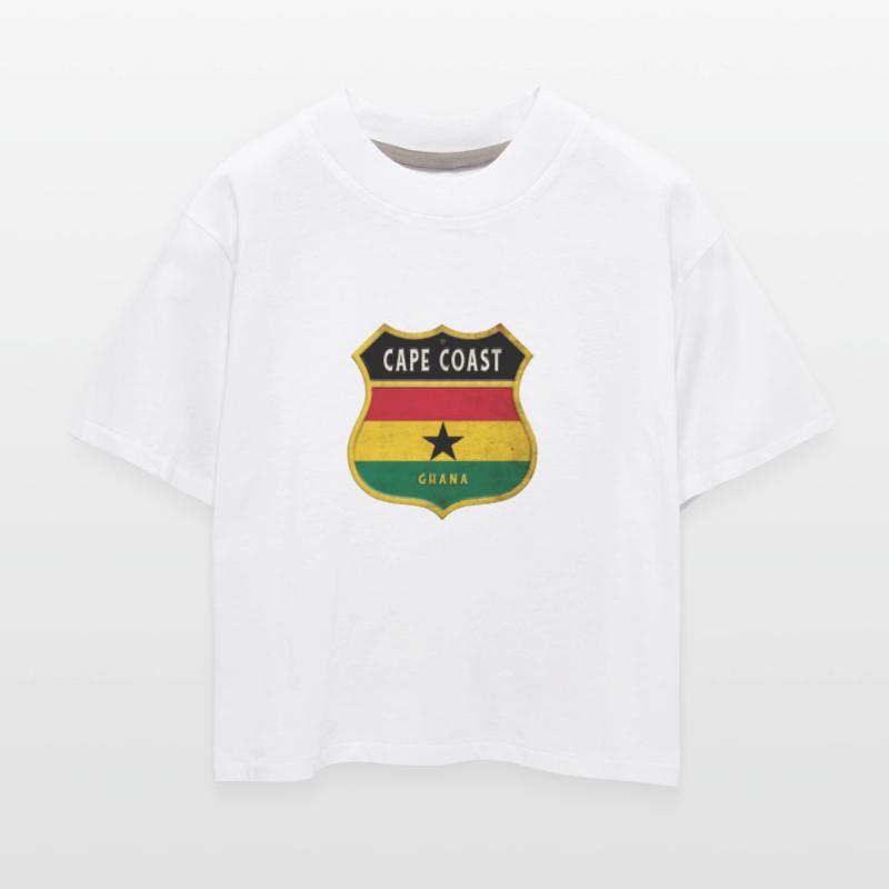 Cape Coast Ghana coat of arms flag design
