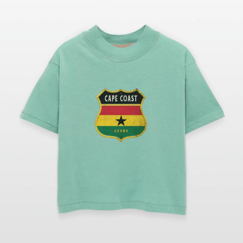Cape Coast Ghana coat of arms flag design