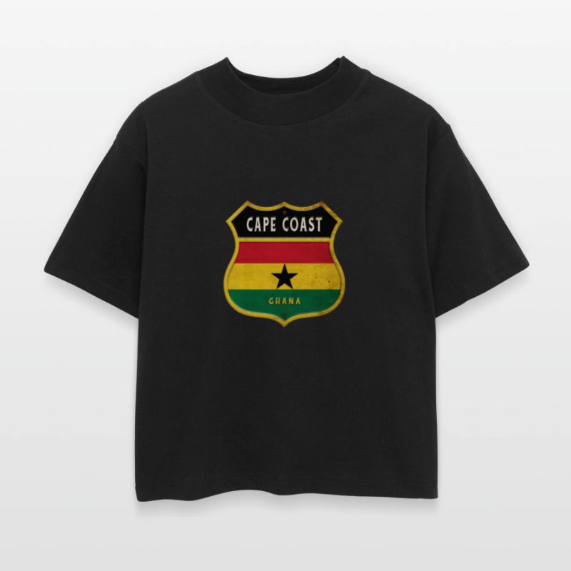 Cape Coast Ghana coat of arms flag design