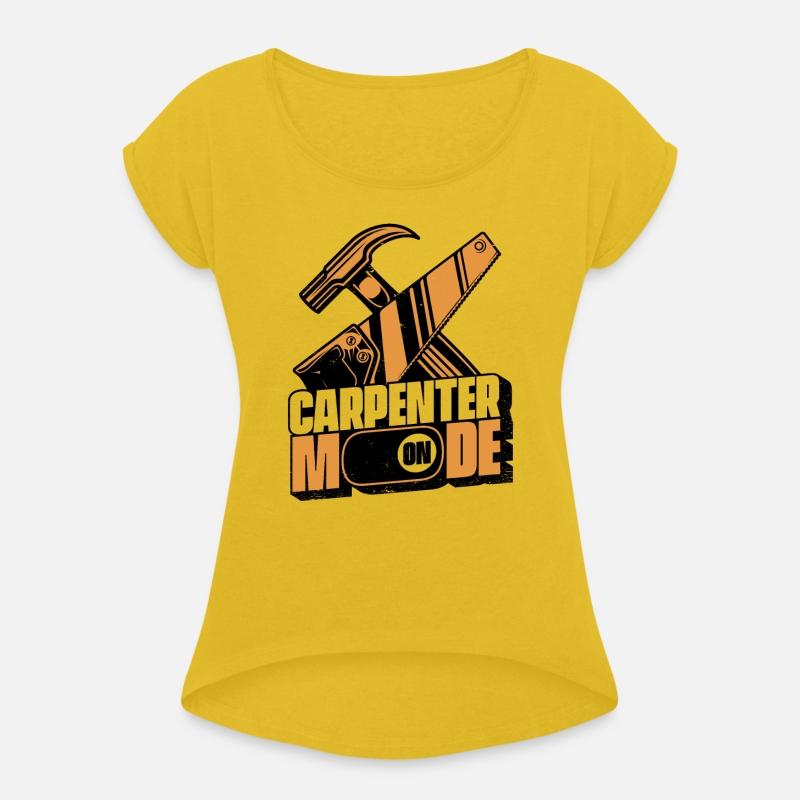 Carpenter Mode On Woodturner Joiner Woodworker