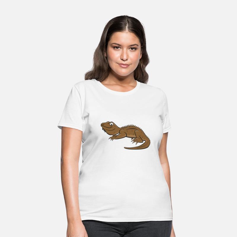 Cartoon Brown Lizard