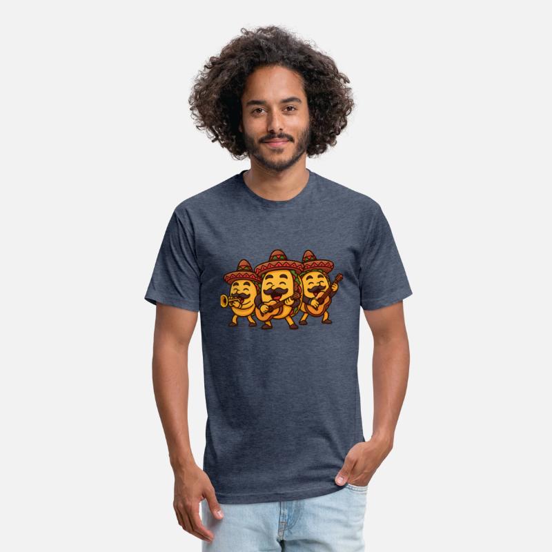 Cartoon Taco Mariachi Band