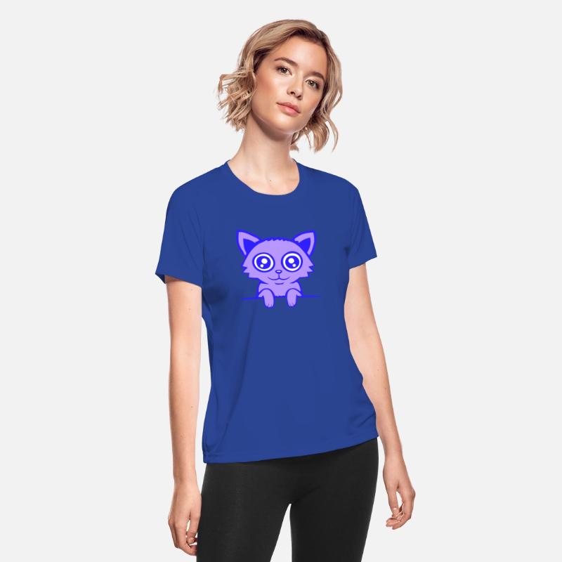 Cat behind fence Shirt pocket hidden looking cute