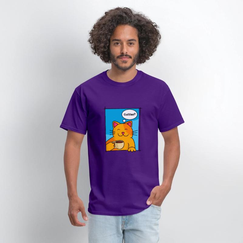 Cat Offering Coffee Cat Lover