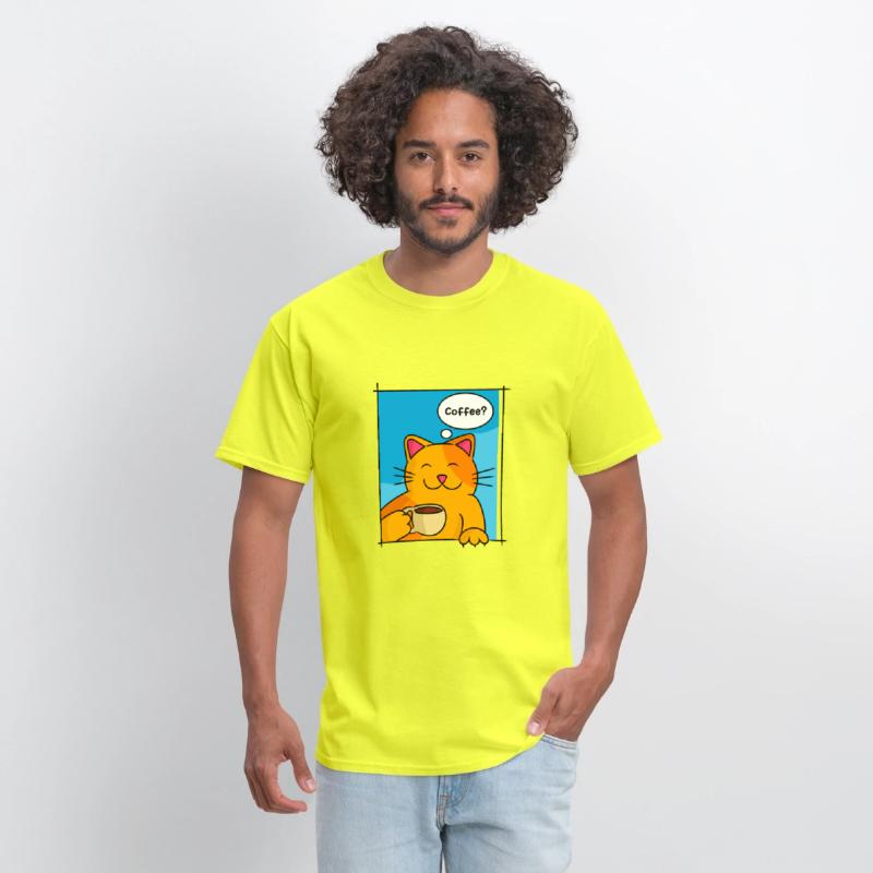 Cat Offering Coffee Cat Lover