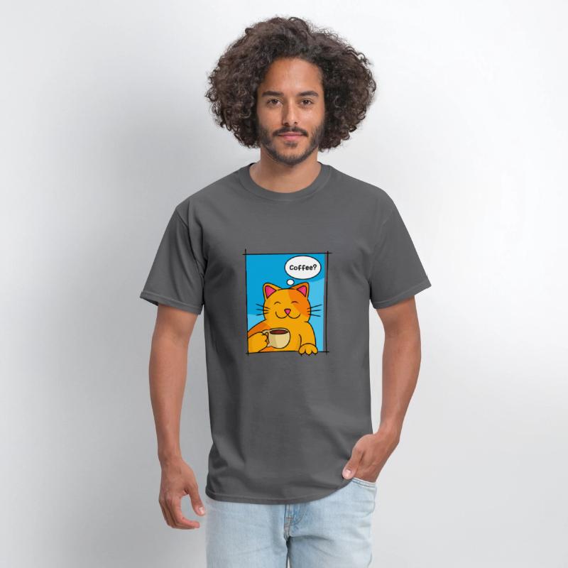 Cat Offering Coffee Cat Lover