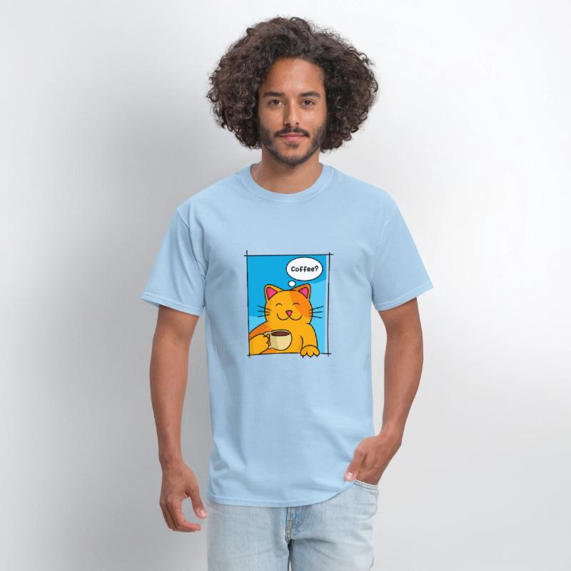 Cat Offering Coffee Cat Lover
