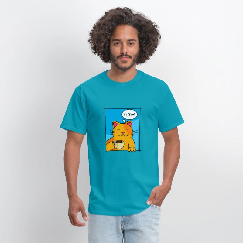 Cat Offering Coffee Cat Lover