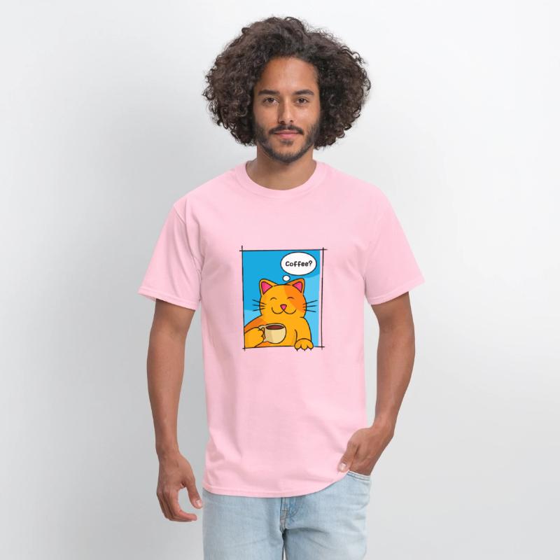 Cat Offering Coffee Cat Lover