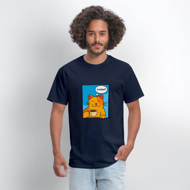 Cat Offering Coffee Cat Lover