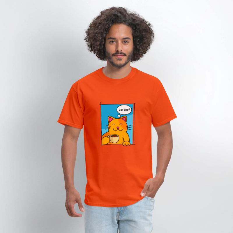 Cat Offering Coffee Cat Lover
