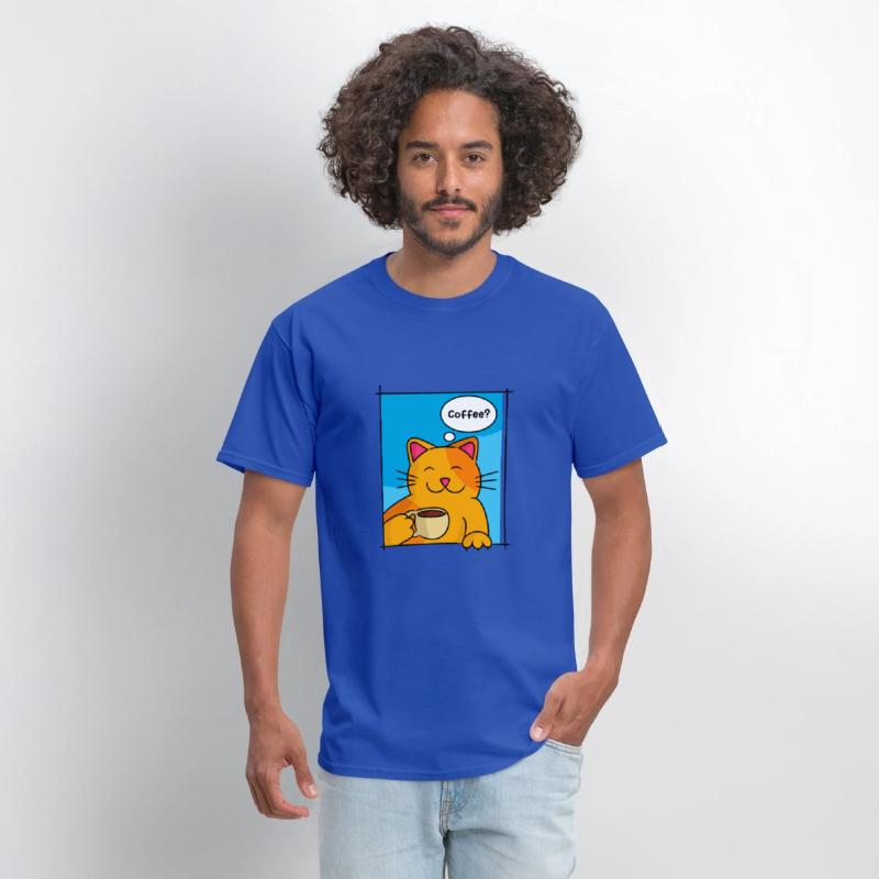 Cat Offering Coffee Cat Lover